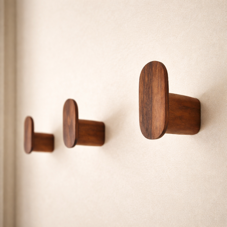 Gancho de Parede Oblongo Peroba