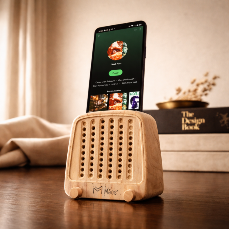 Caixa Acústica Amplificadora de Celular - Retrôzinha Top