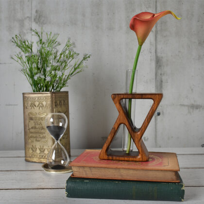 Vaso de Tubo de Ensaio - Vai Vem Freijó