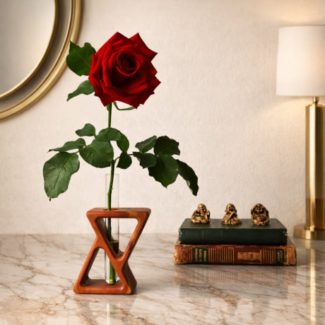 Vaso-de-Tubo-de-Ensaio-Vai-Vem-Peroba-Rosa