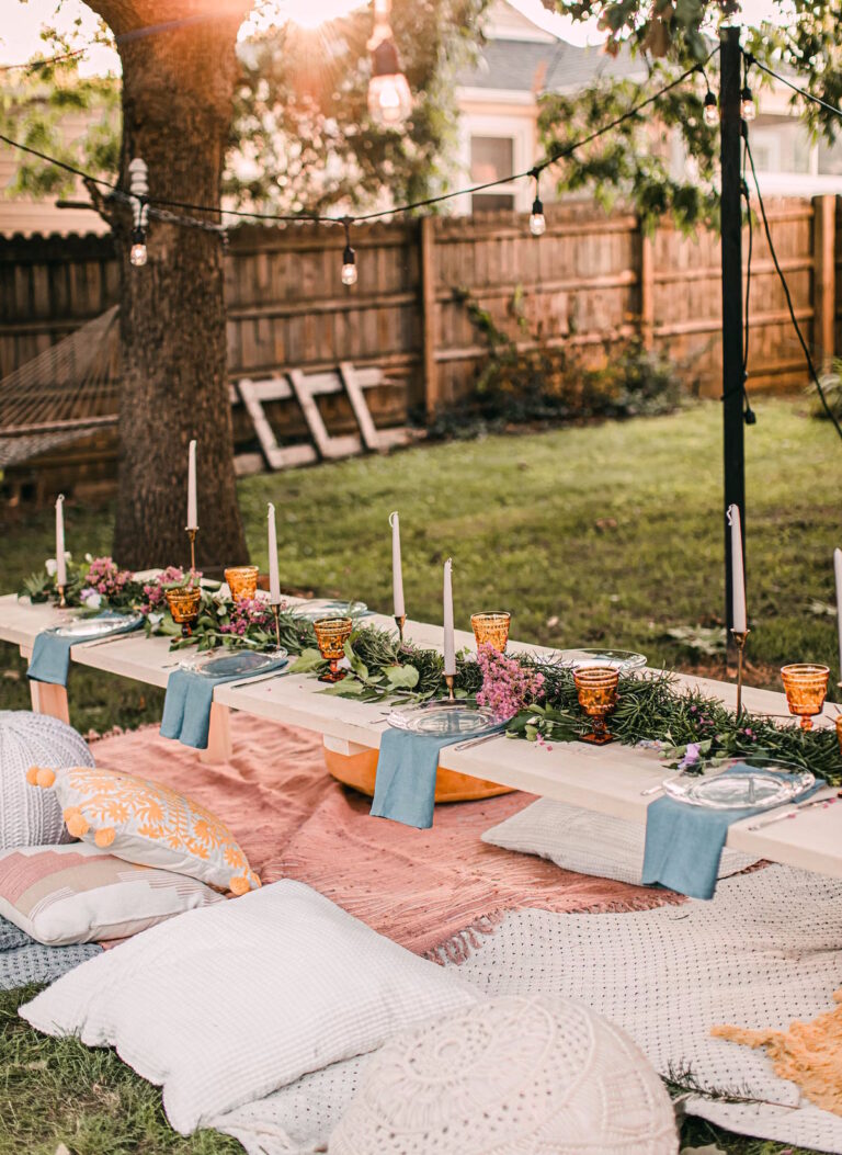 Grandes ideias para decorar a mesa para uma festa no jardim! 1 Decore a mesa para uma festa no jardim neste verão 4 grandes ideias! 1