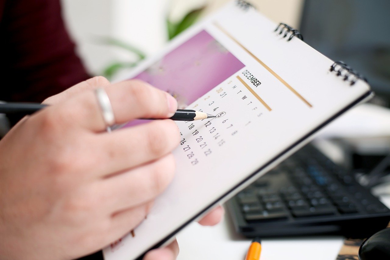 calendário decoração