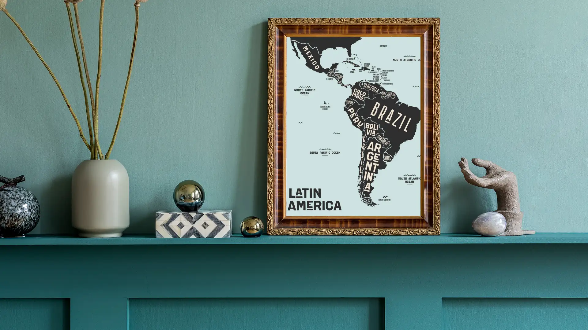 decoração neutra lembrança viagem